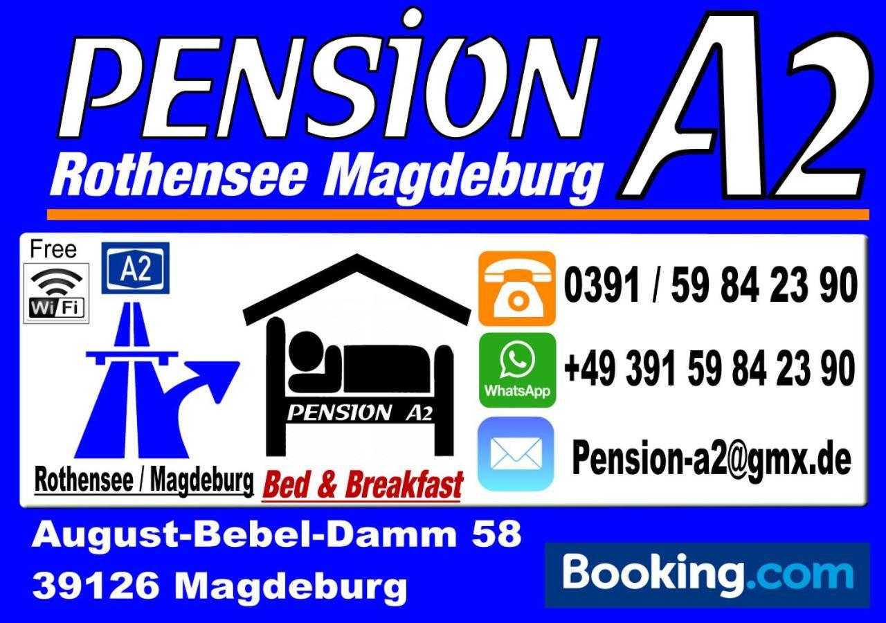 Pension - A2 Rothensee / Magdeburg Exteriör bild